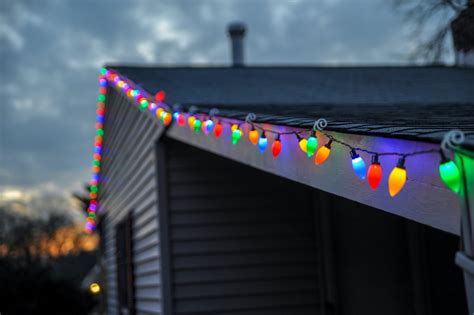 hanging christmas lights on metal house|hanging christmas lights inside house.